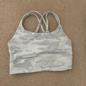 Lululemon camo sports bra